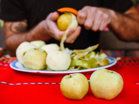 Naturalnie tłoczony sok jabłkowy z sadów Dworku Czersk